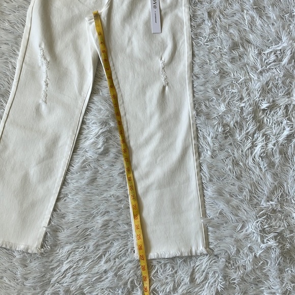 Liverpool Women's Kennedy Crop Straight Jeans in bone white bite size 10/30 - Picture 10 of 13